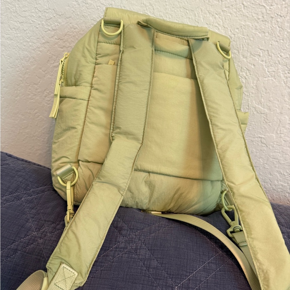 Calpak Convertible Diaper Backpack in Lime - Picture 4 of 8